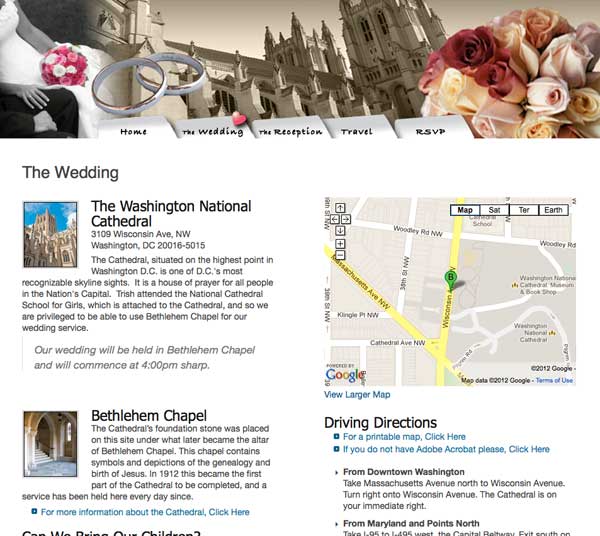 Wedding Website
